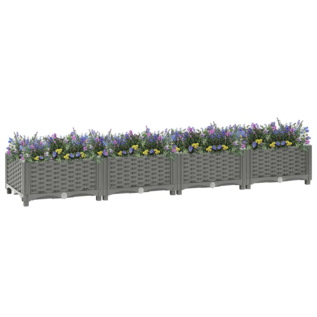 vidaXL Carré potager 160x40x23 cm en polypropylène