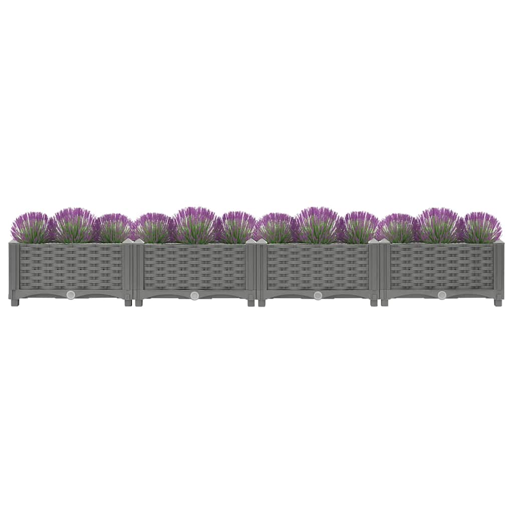 vidaXL Carré potager 160x40x23 cm en polypropylène