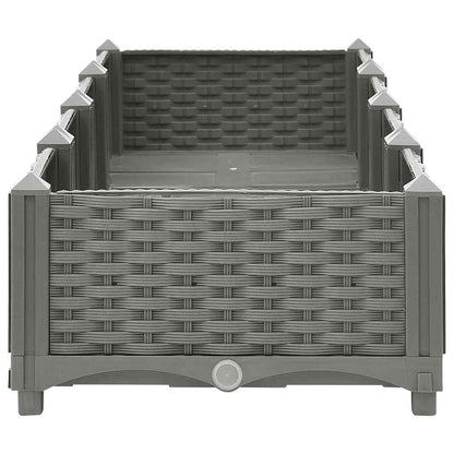 vidaXL Carré potager 160x40x23 cm en polypropylène