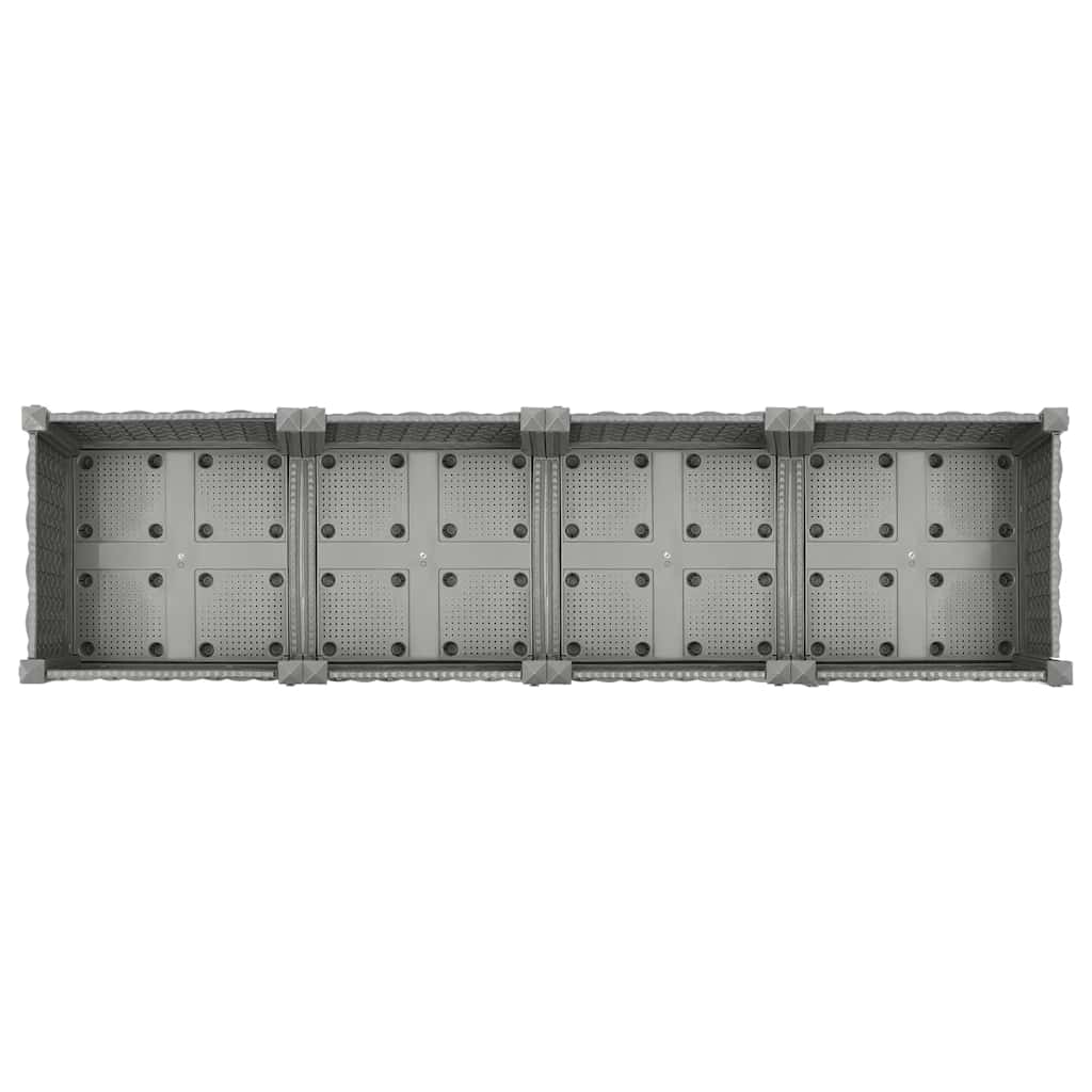 vidaXL Carré potager 160x40x23 cm en polypropylène
