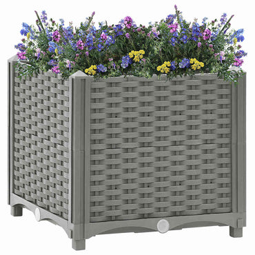 vidaXL Carré potager 40x40x38 cm en polypropylène
