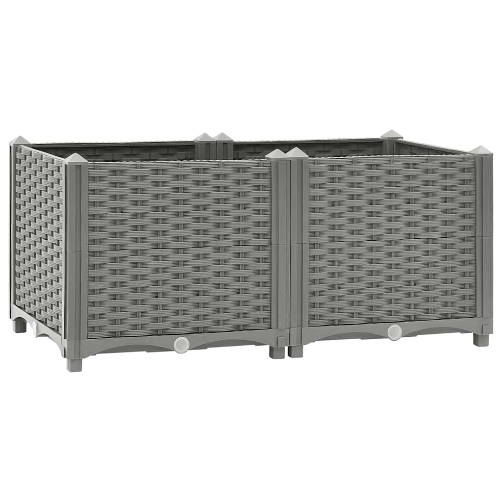 vidaXL Jardinière surélevée 80x40x38 cm Polypropylène
