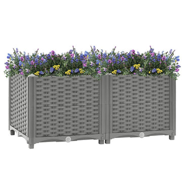 vidaXL Jardinière surélevée 80x40x38 cm Polypropylène