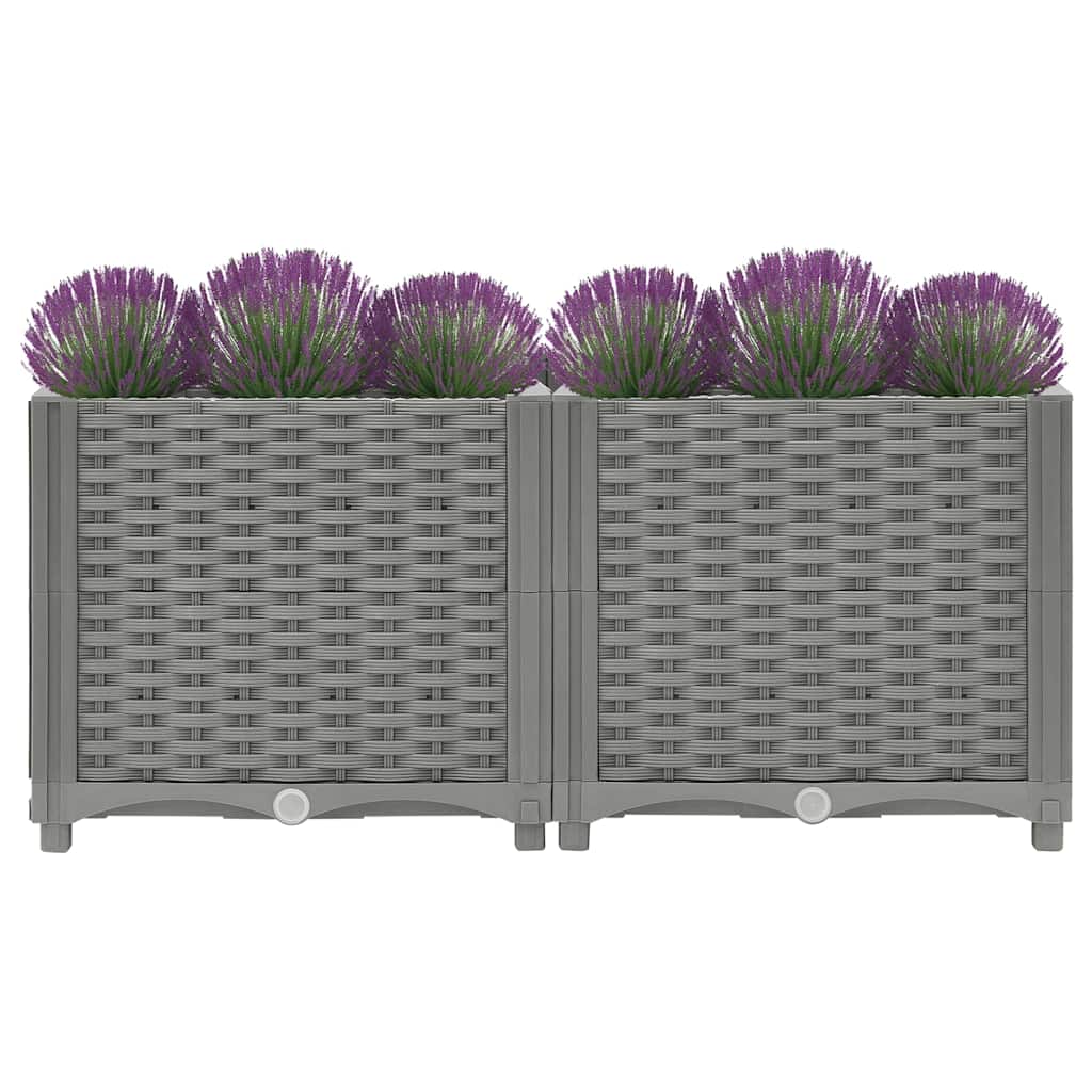 vidaXL Jardinière surélevée 80x40x38 cm Polypropylène