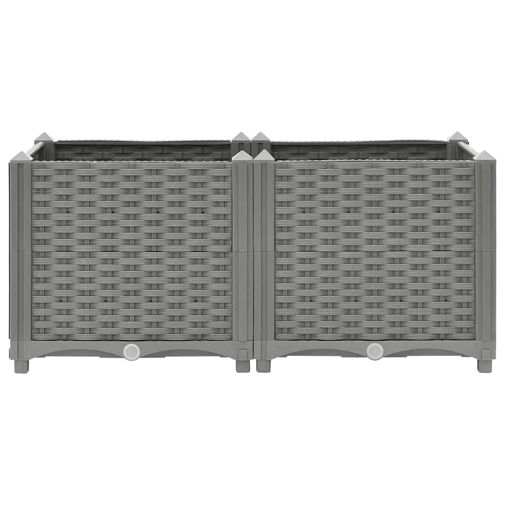 vidaXL Jardinière surélevée 80x40x38 cm Polypropylène