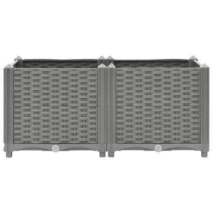 vidaXL Jardinière surélevée 80x40x38 cm Polypropylène