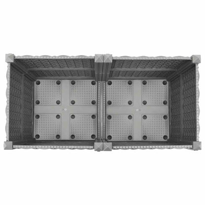 vidaXL Jardinière surélevée 80x40x38 cm Polypropylène