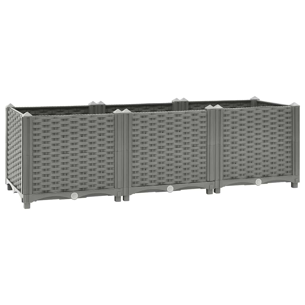 vidaXL Carré potager 120x40x38 cm en polypropylène