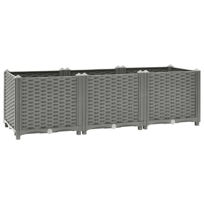vidaXL Carré potager 120x40x38 cm en polypropylène