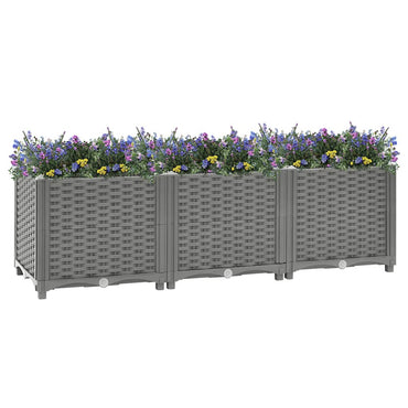 vidaXL Carré potager 120x40x38 cm en polypropylène