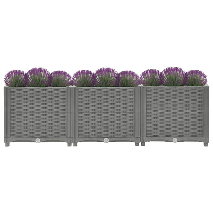 vidaXL Carré potager 120x40x38 cm en polypropylène