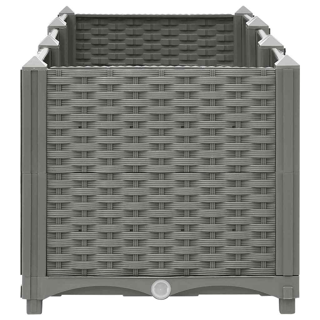 vidaXL Carré potager 120x40x38 cm en polypropylène