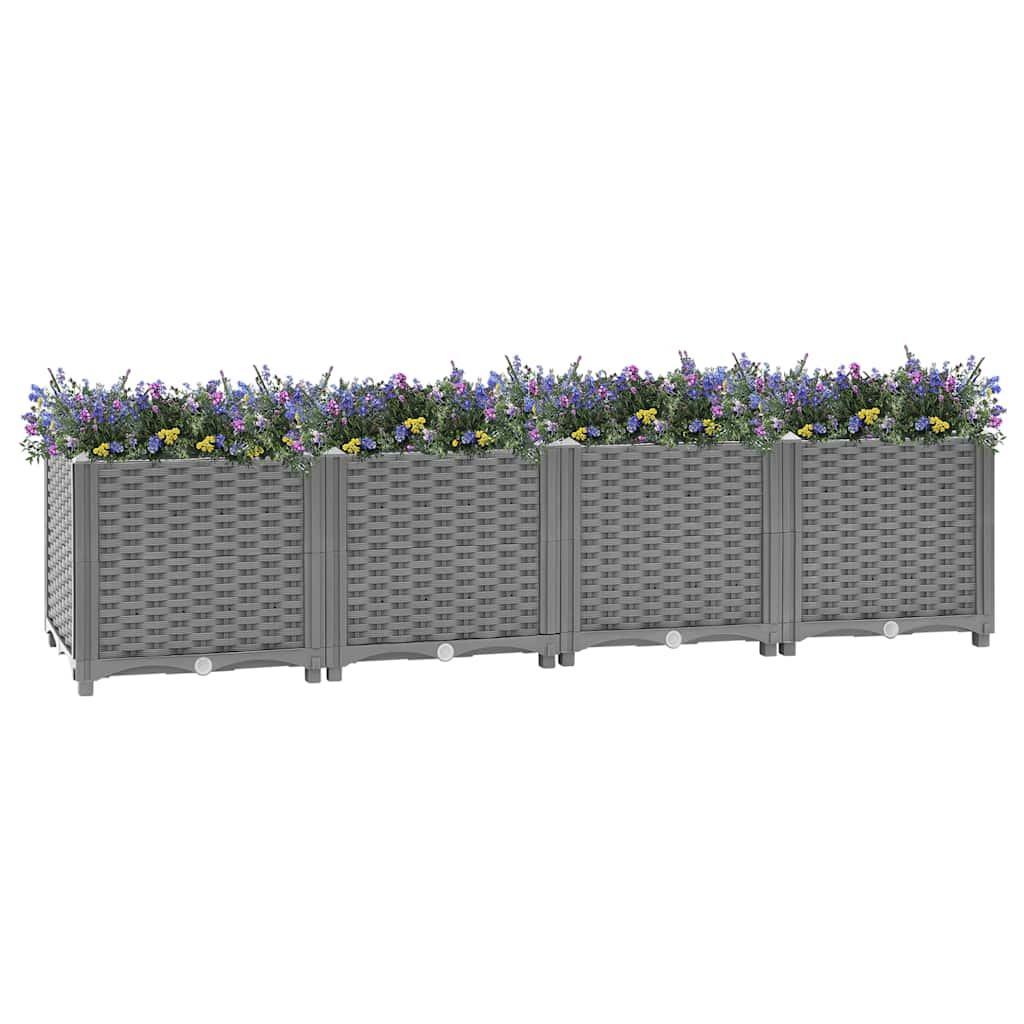 vidaXL Jardinière surélevée 160x40x38 cm Polypropylène