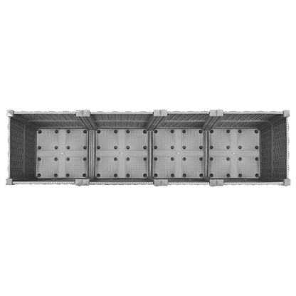 vidaXL Jardinière surélevée 160x40x38 cm Polypropylène