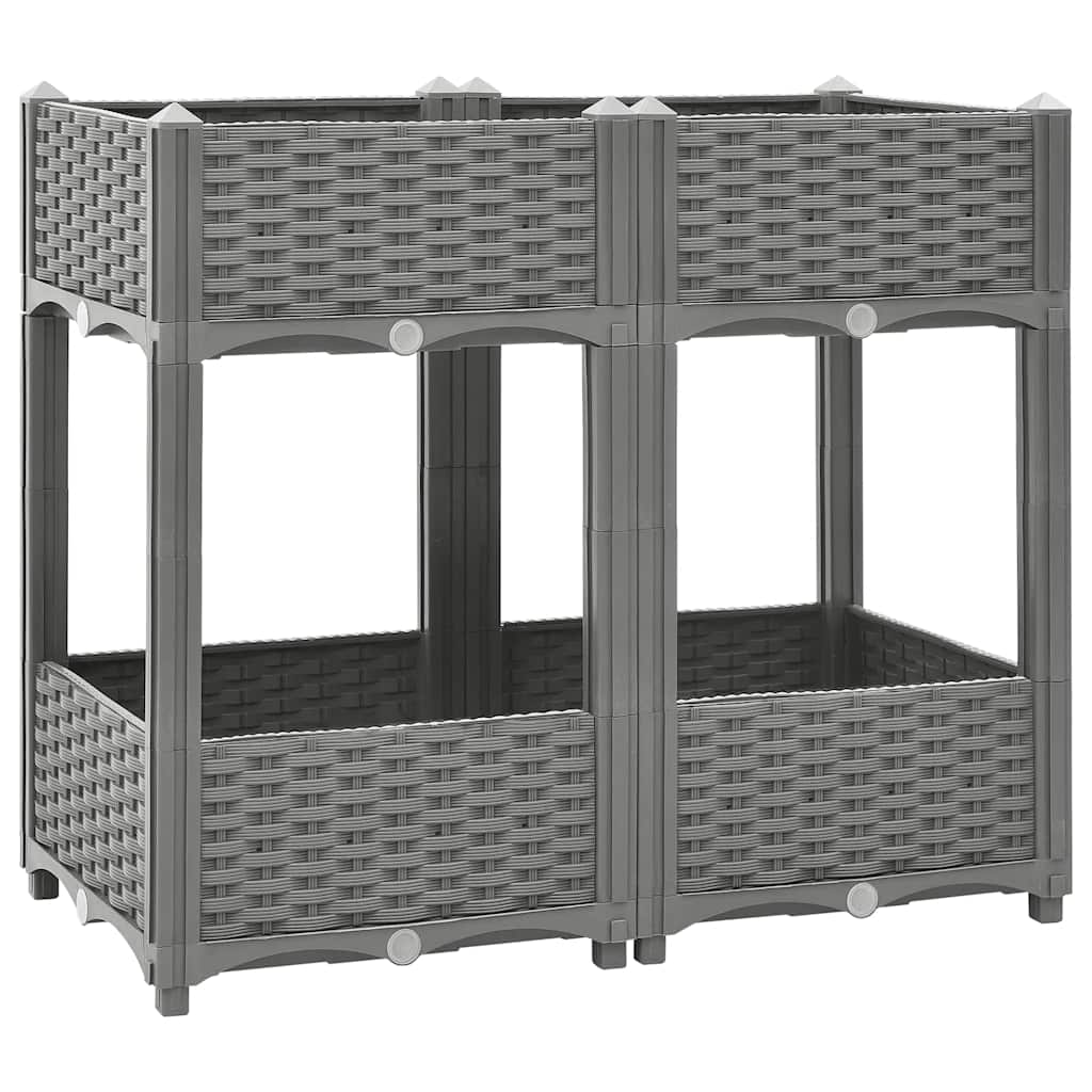 vidaXL Carré potager 80x40x71 cm Polypropylène