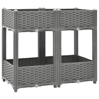 vidaXL Carré potager 80x40x71 cm Polypropylène