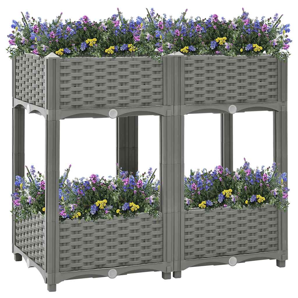 vidaXL Carré potager 80x40x71 cm Polypropylène