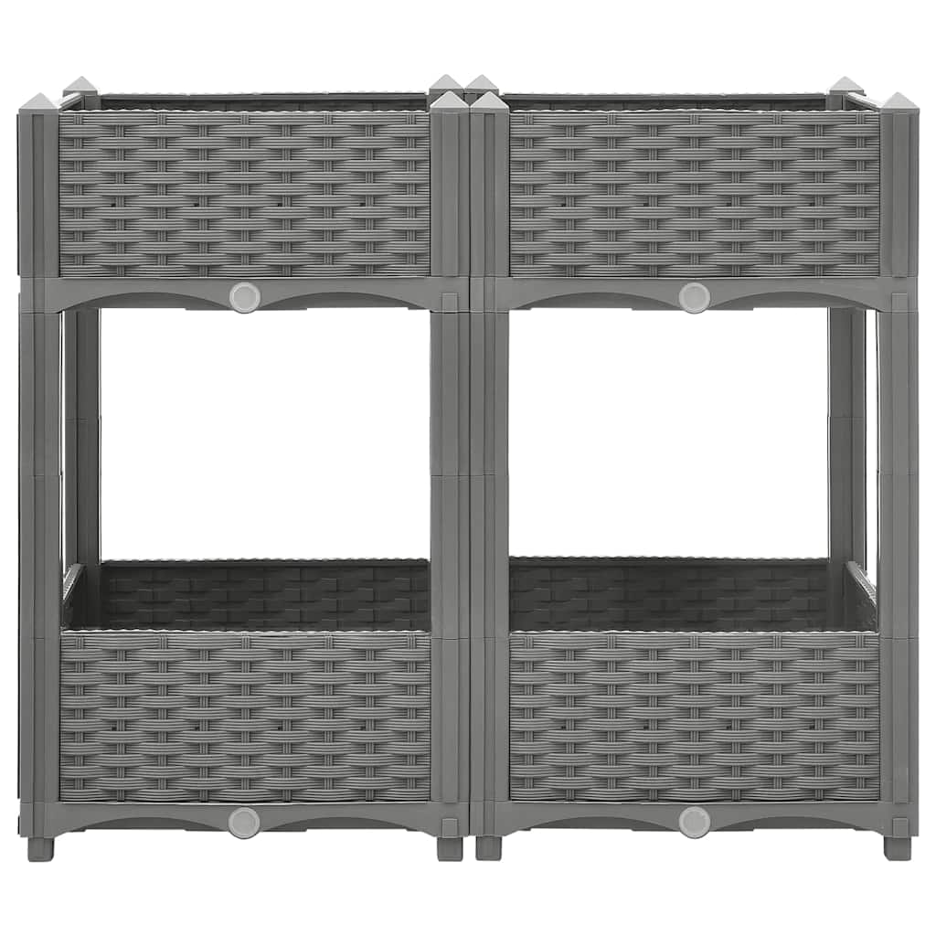 vidaXL Carré potager 80x40x71 cm Polypropylène