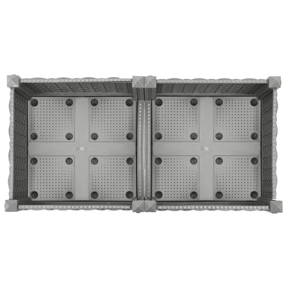 vidaXL Carré potager 80x40x71 cm Polypropylène