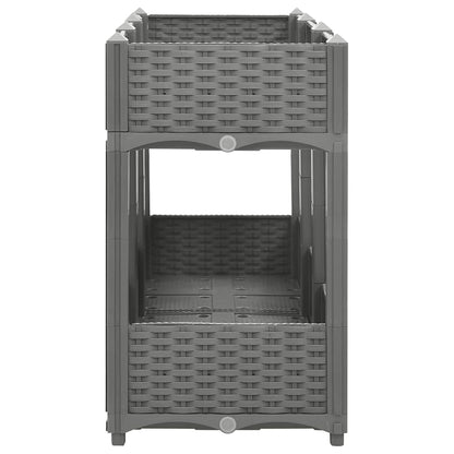 vidaXL Carré potager 120x40x71 cm polypropylène