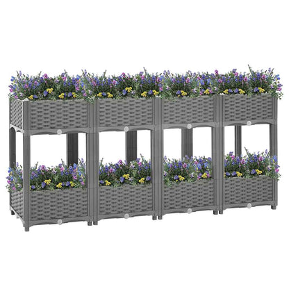 vidaXL Carré potager 160x40x71 cm Polypropylène