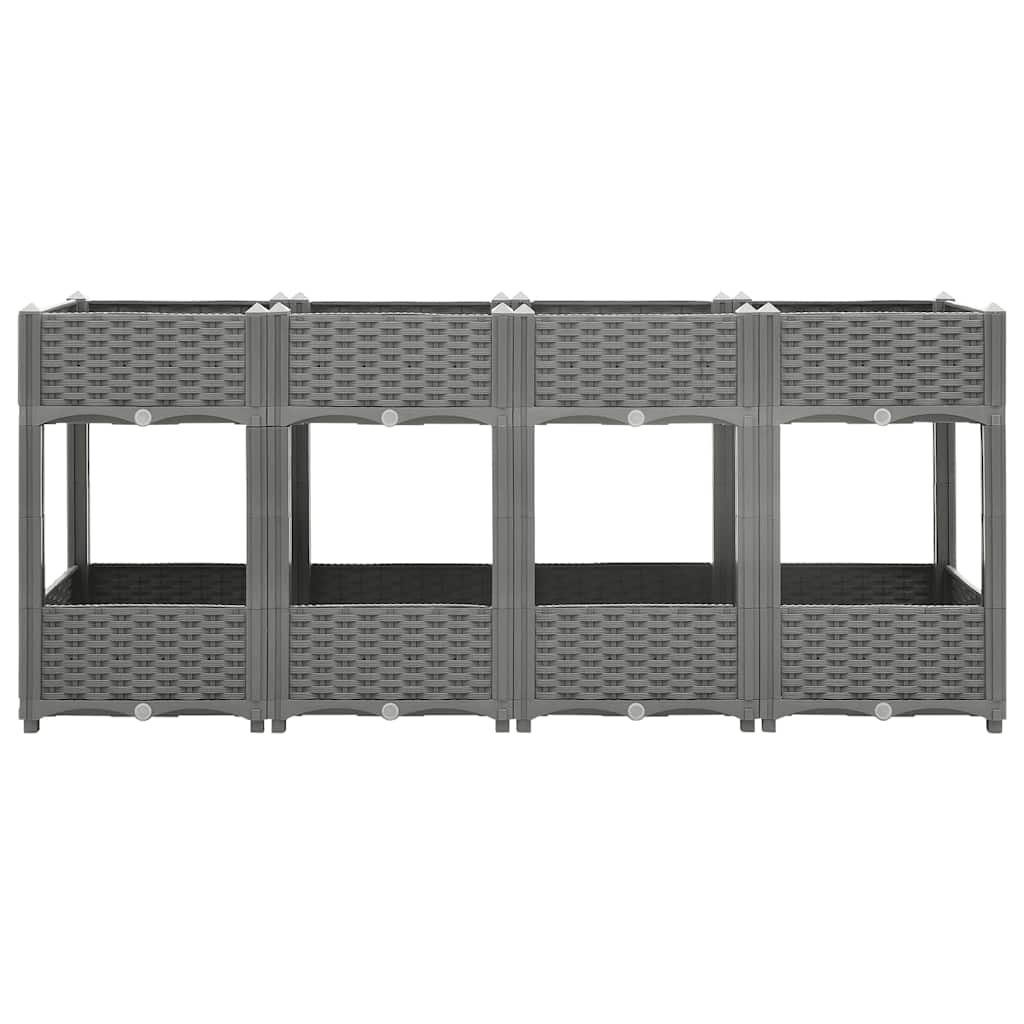 vidaXL Carré potager 160x40x71 cm Polypropylène