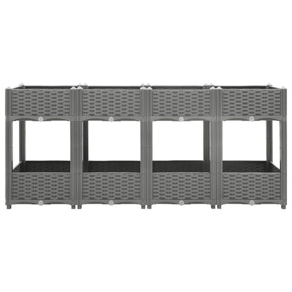 vidaXL Carré potager 160x40x71 cm Polypropylène