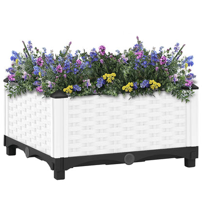 vidaXL Carré potager 40x40x23 cm en polypropylène