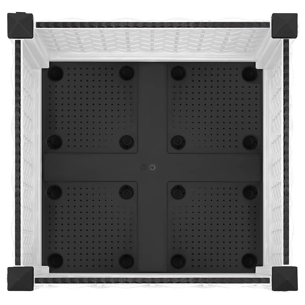 vidaXL Carré potager 40x40x23 cm en polypropylène