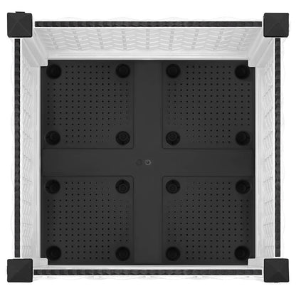 vidaXL Carré potager 40x40x23 cm en polypropylène