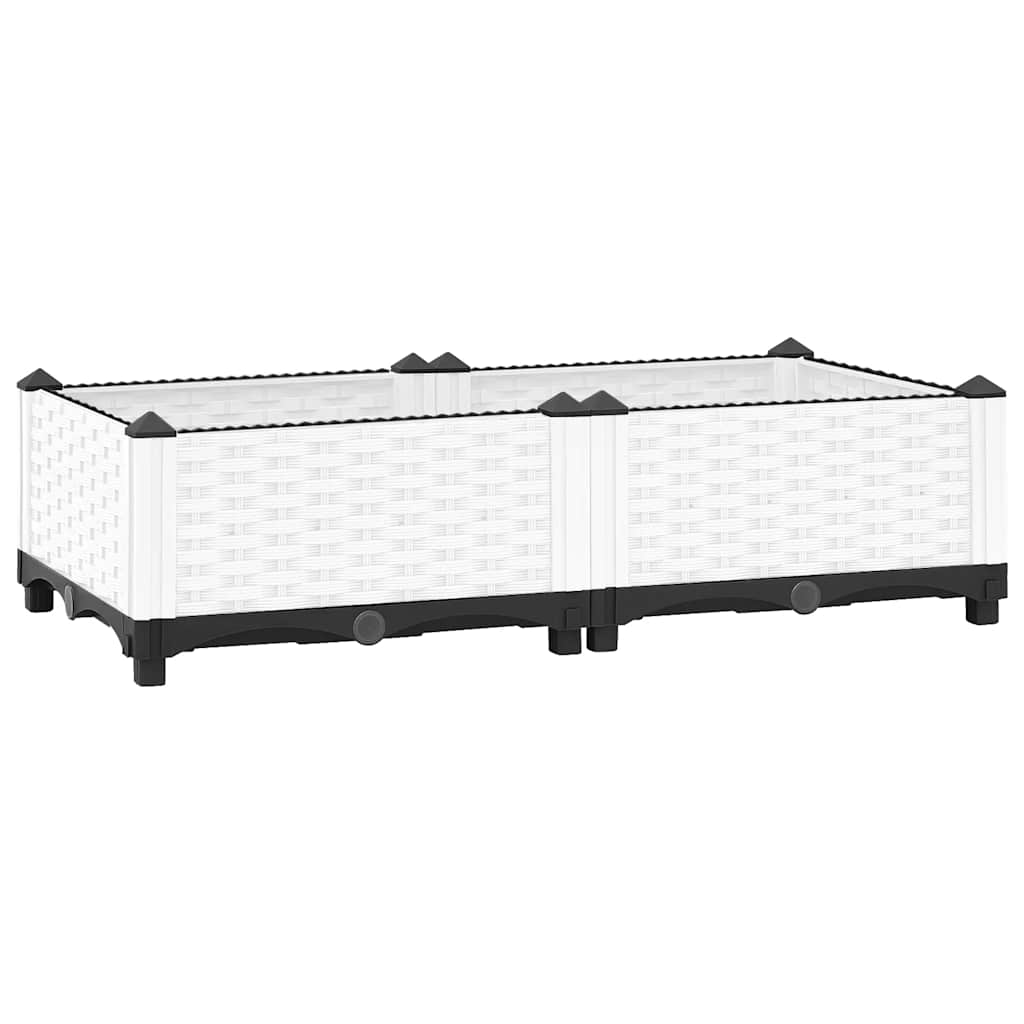 vidaXL Carré potager 80x40x23 cm en polypropylène