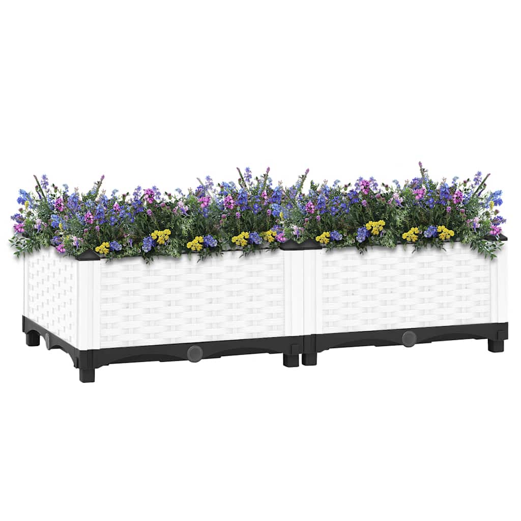 vidaXL Carré potager 80x40x23 cm en polypropylène