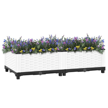 vidaXL Carré potager 80x40x23 cm en polypropylène