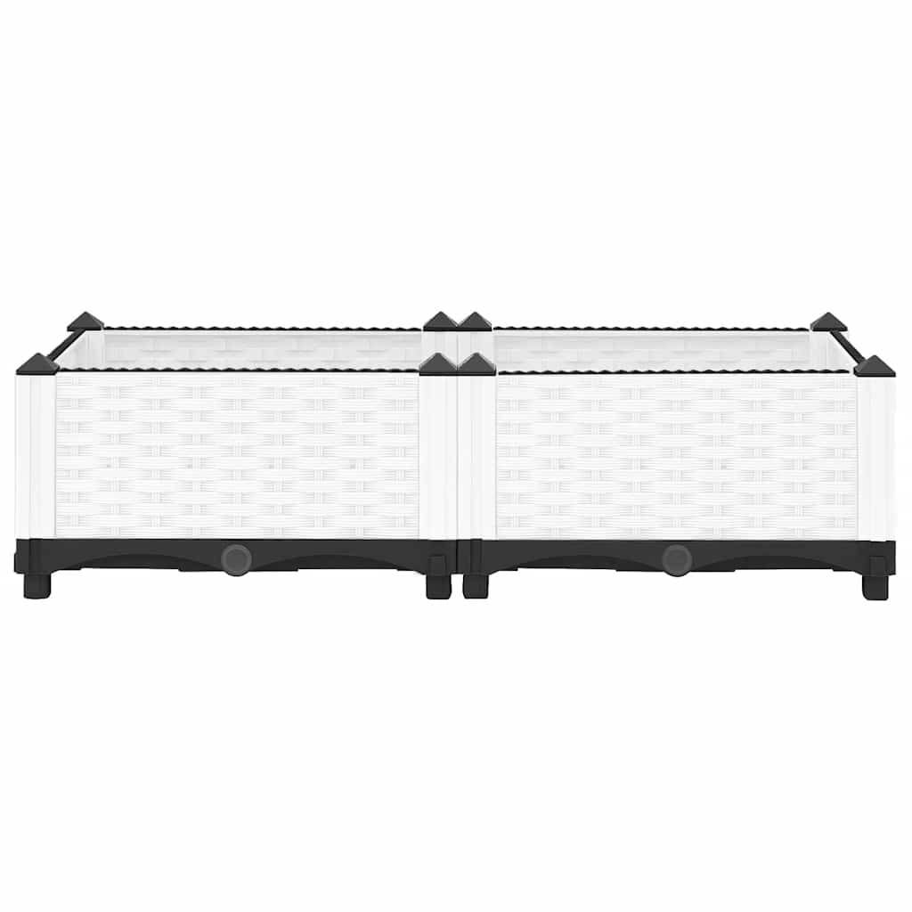 vidaXL Carré potager 80x40x23 cm en polypropylène