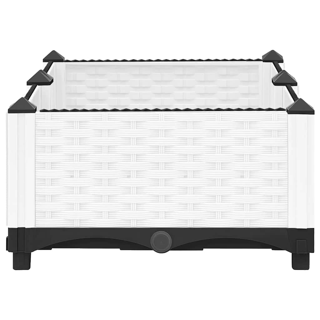 vidaXL Carré potager 80x40x23 cm en polypropylène