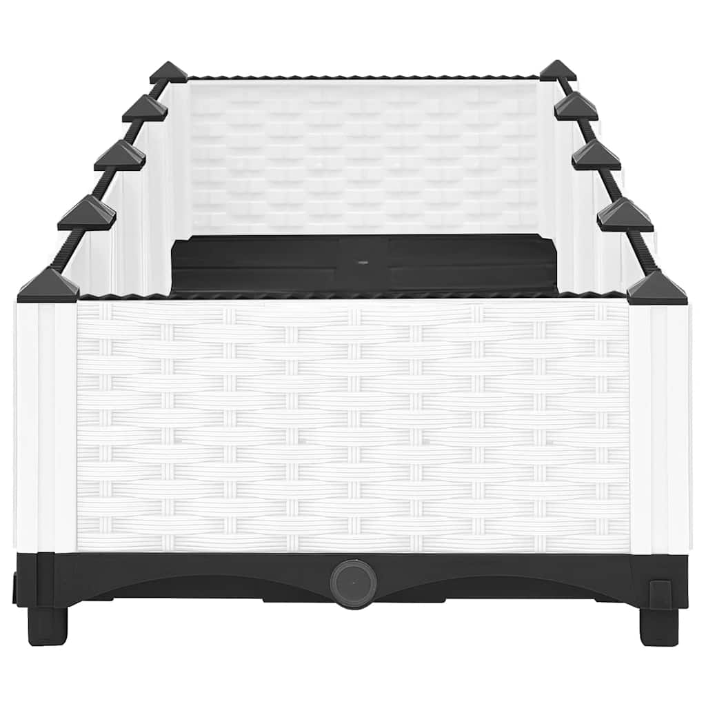 vidaXL Carré potager 160x40x23 cm en polypropylène