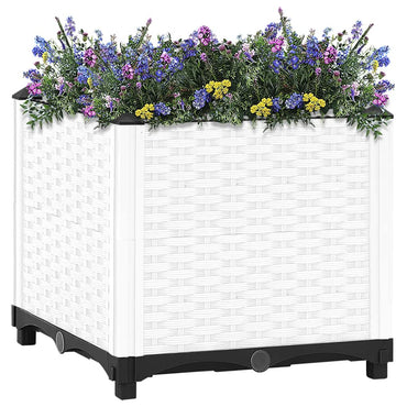 vidaXL Carré potager 40x40x38 cm en polypropylène