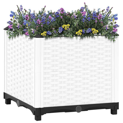 vidaXL Carré potager 40x40x38 cm en polypropylène