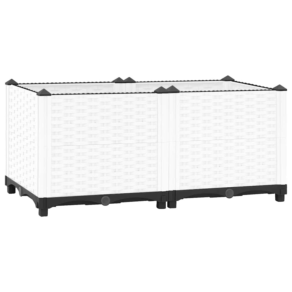 vidaXL Hochbeet 80x40x38 cm Polypropylen