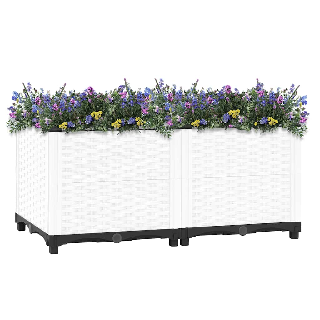 vidaXL Hochbeet 80x40x38 cm Polypropylen