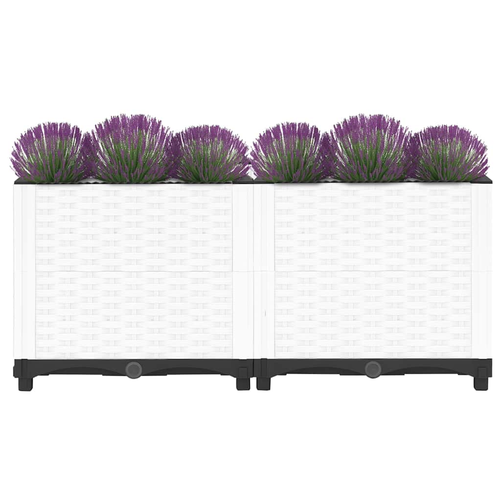 vidaXL Hochbeet 80x40x38 cm Polypropylen