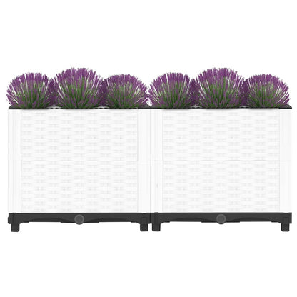 vidaXL Hochbeet 80x40x38 cm Polypropylen