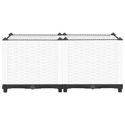 vidaXL Hochbeet 80x40x38 cm Polypropylen