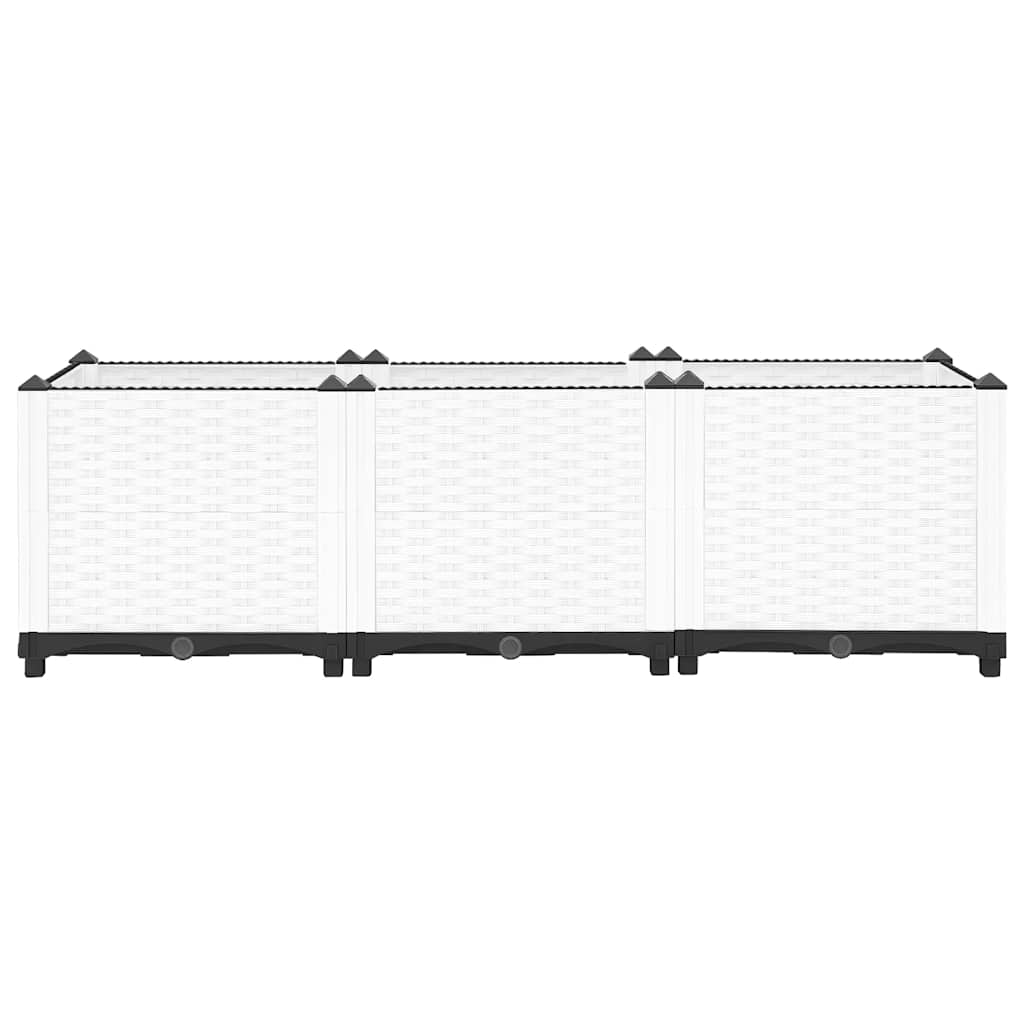 vidaXL Hochbeet 120x40x38 cm Polypropylen
