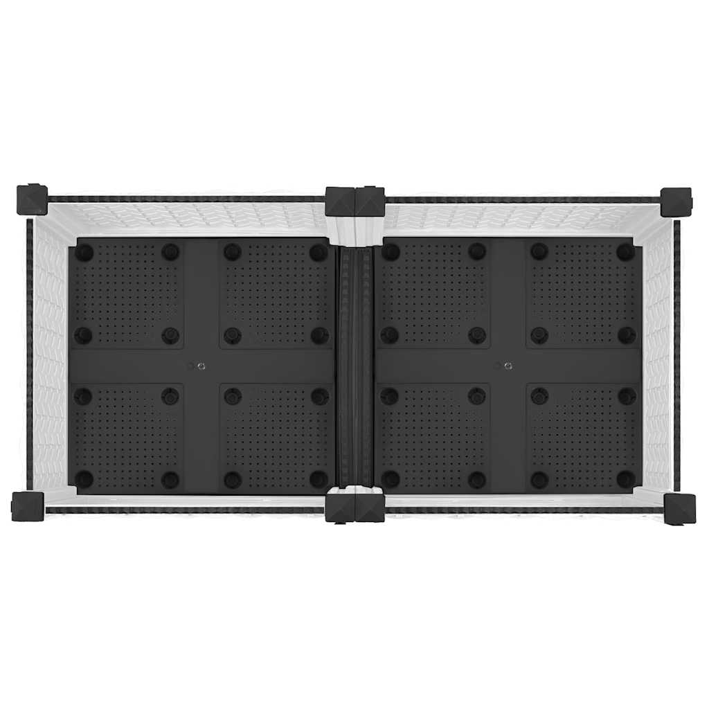 vidaXL Hochbeet 80x40x71 cm Polypropylen