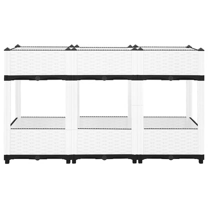 vidaXL Hochbeet 120x40x71 cm Polypropylen