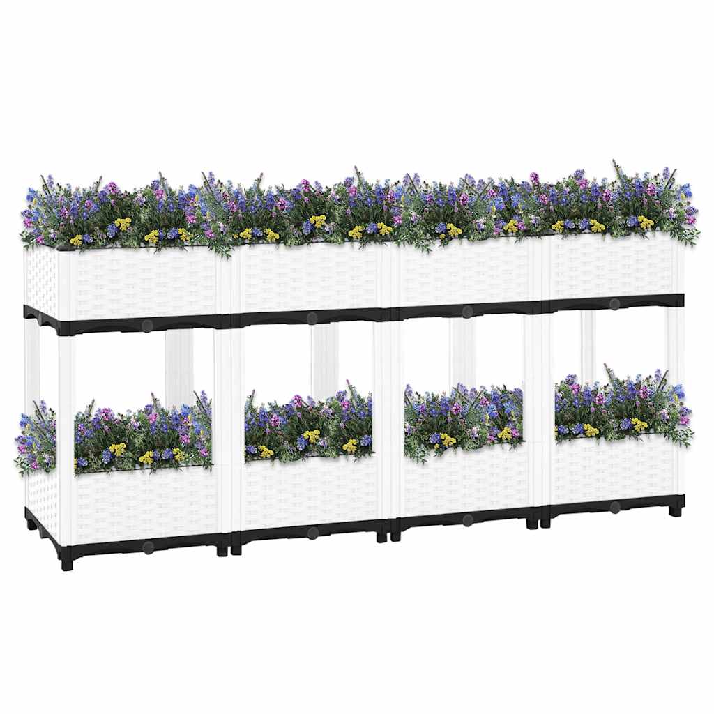 vidaXL Hochbeet 160x40x71 cm Polypropylen
