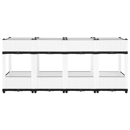 vidaXL Hochbeet 160x40x71 cm Polypropylen