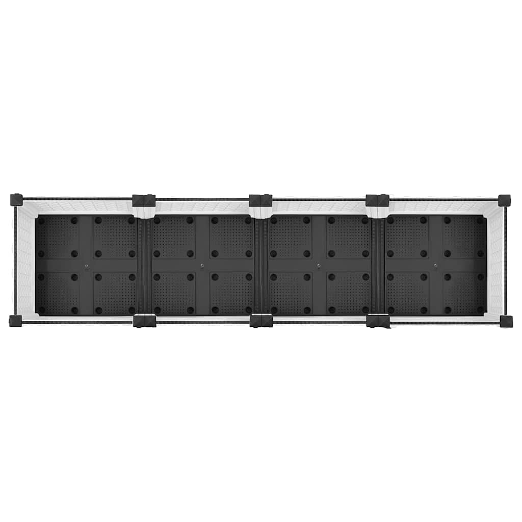 vidaXL Hochbeet 160x40x71 cm Polypropylen