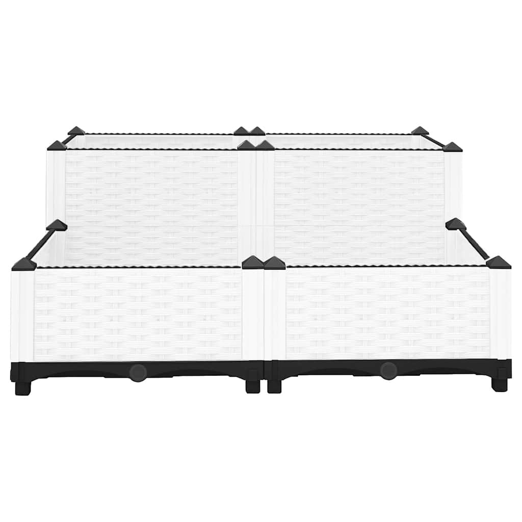 vidaXL Hochbeet 80x80x38 cm Polypropylen